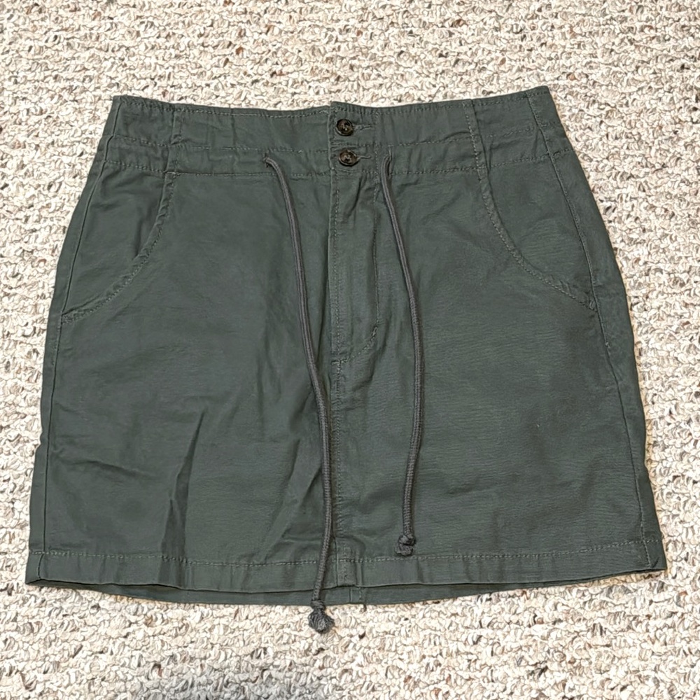 Soft Twill Mini Skirt - Size Small